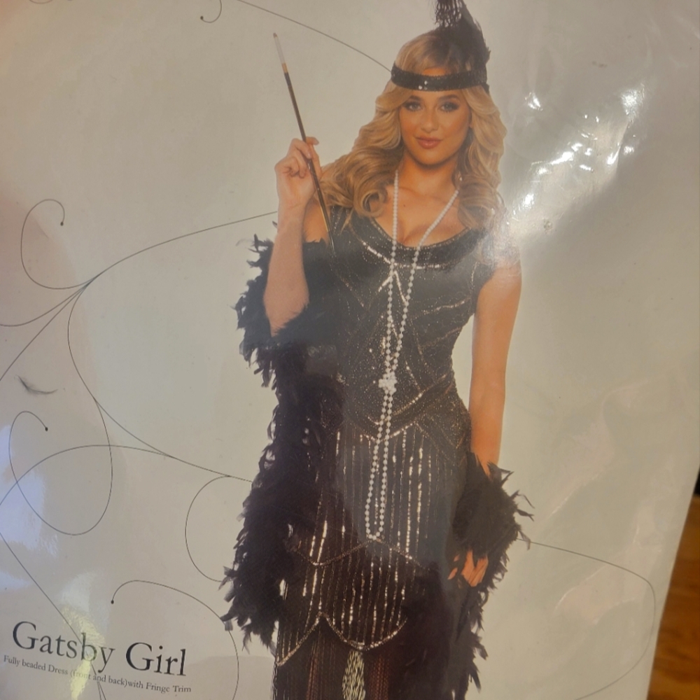 Flapper, roaring 20s costume